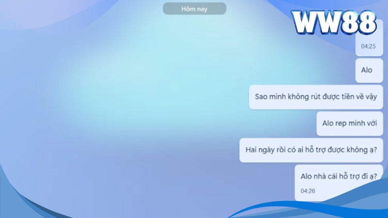 Phốt WW88 lừa đảo mới nhất